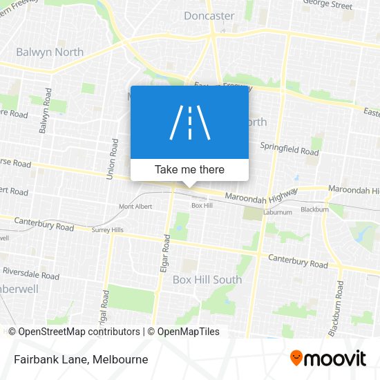 Fairbank Lane map