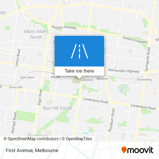First Avenue map