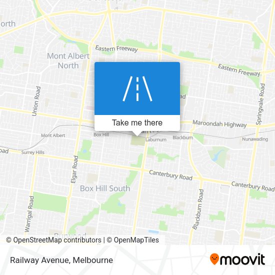 Railway Avenue map