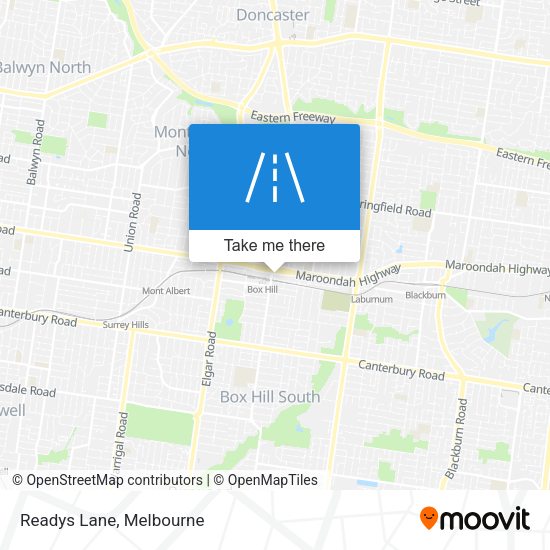 Readys Lane map