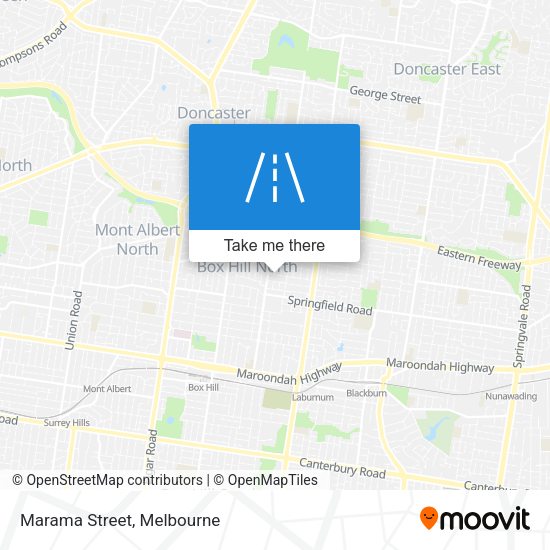 Marama Street map