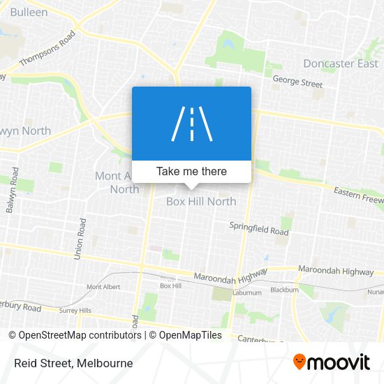 Reid Street map