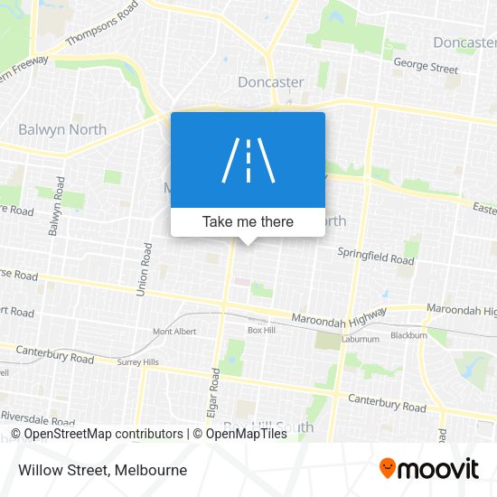 Willow Street map