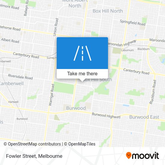 Fowler Street map