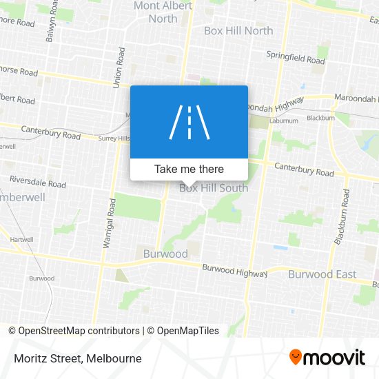 Moritz Street map