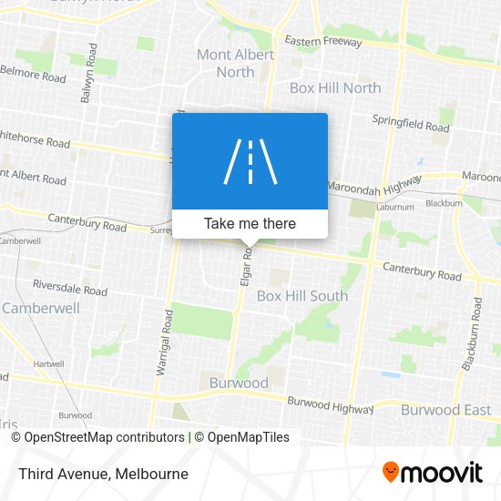 Third Avenue map