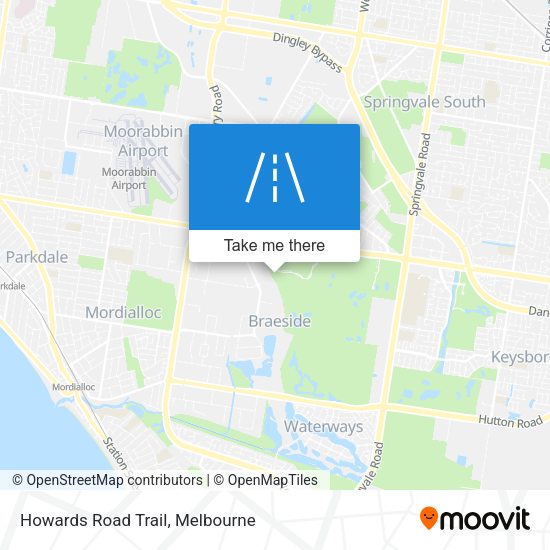 Howards Road Trail map