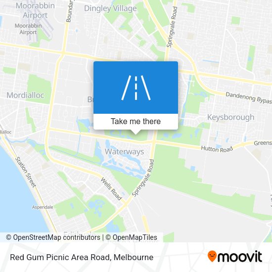 Red Gum Picnic Area Road map