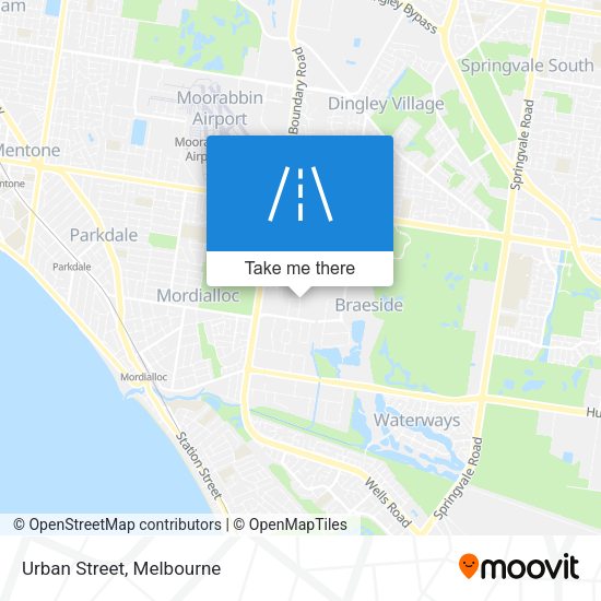 Urban Street map