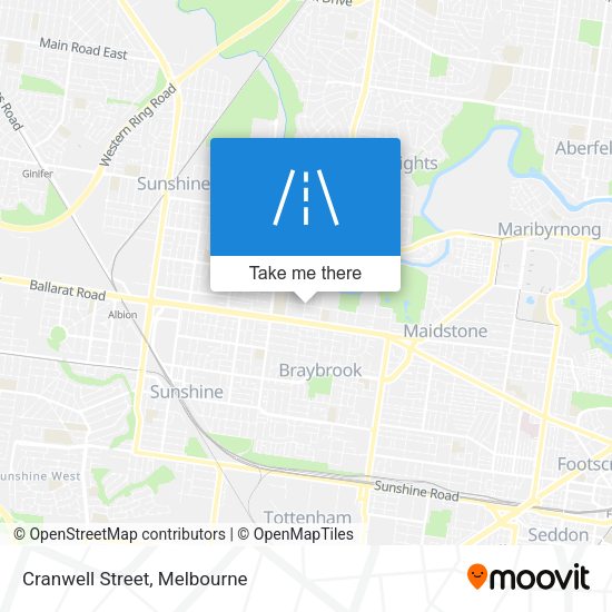 Cranwell Street map