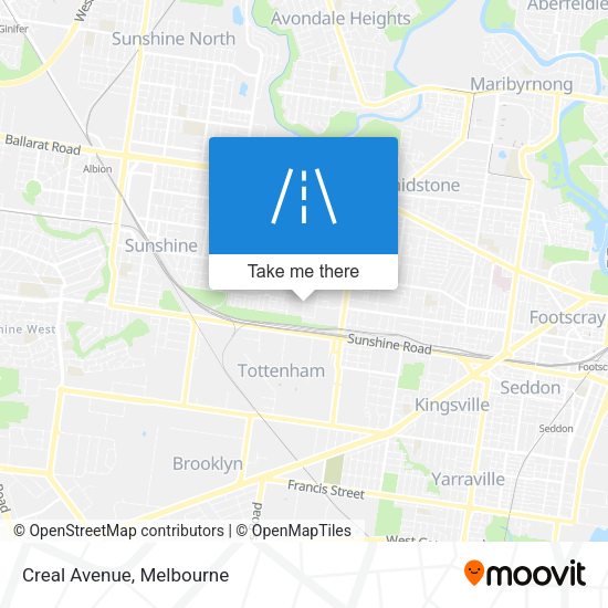 Creal Avenue map
