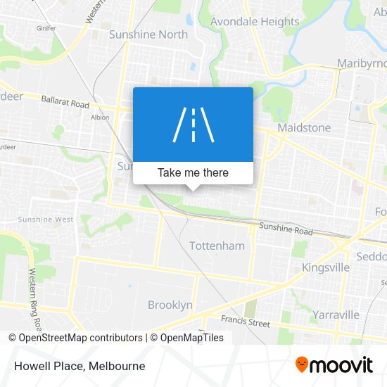 Howell Place map