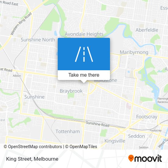 King Street map