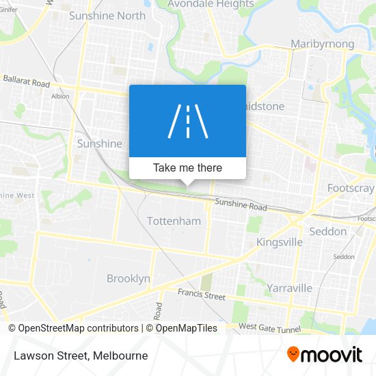 Lawson Street map