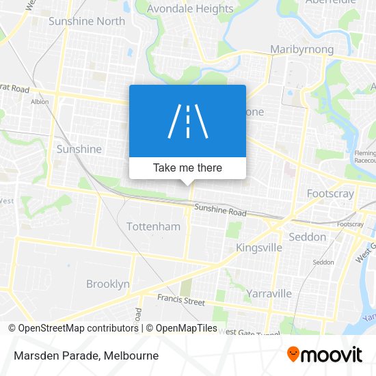 Marsden Parade map
