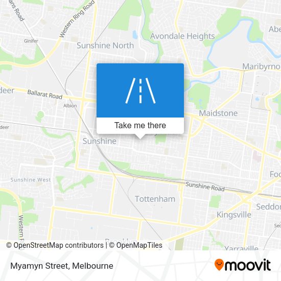 Myamyn Street map