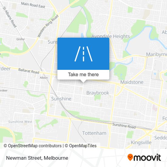 Newman Street map