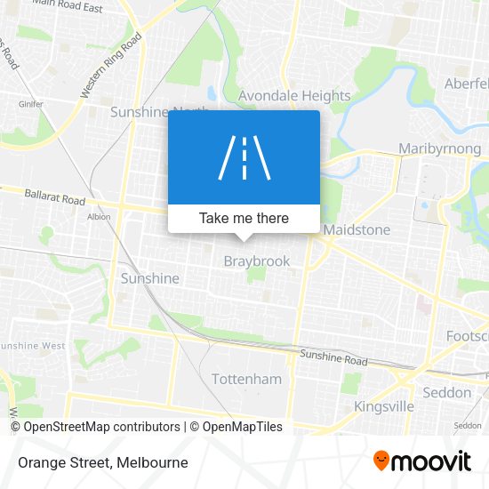 Orange Street map