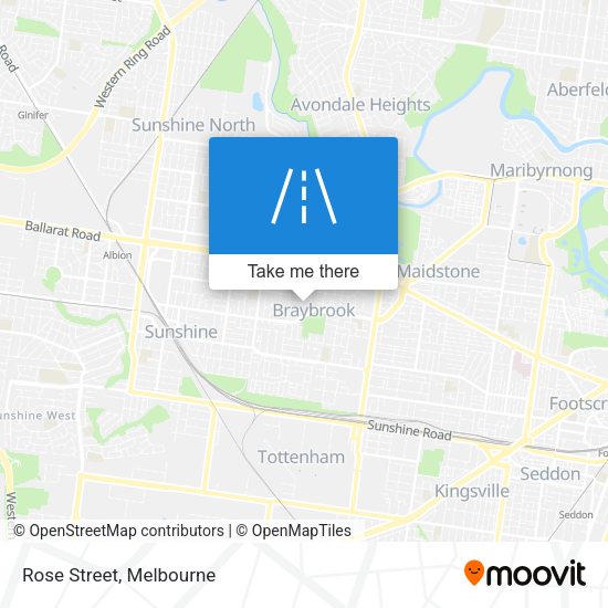 Rose Street map