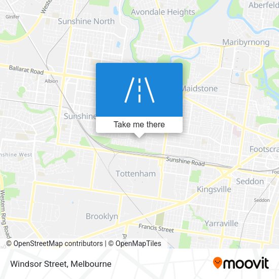 Windsor Street map