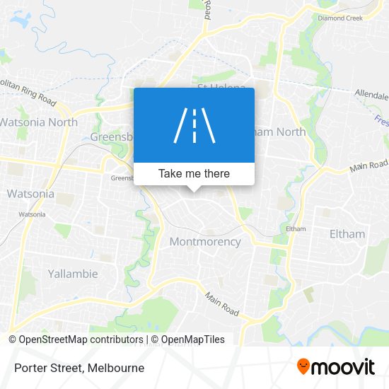 Porter Street map