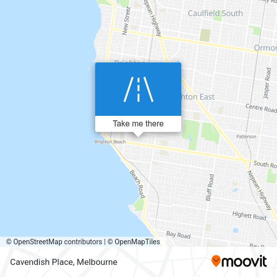 Cavendish Place map