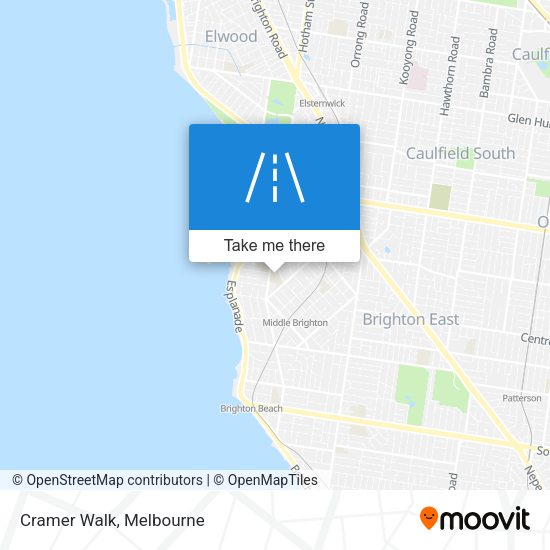 Cramer Walk map