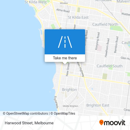 Harwood Street map