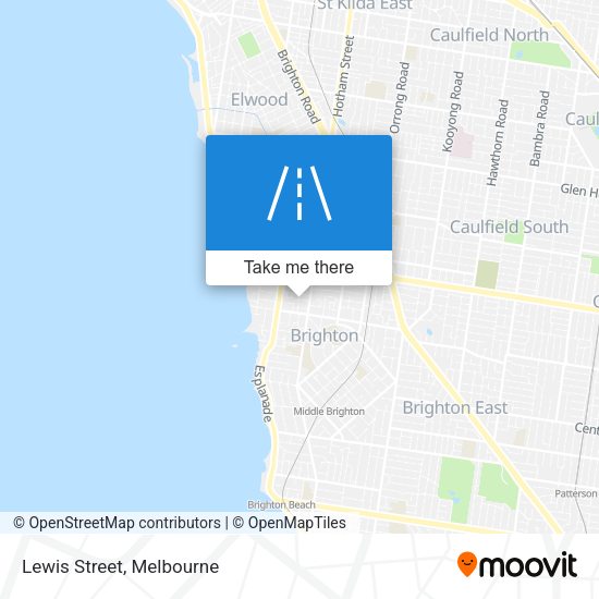 Lewis Street map