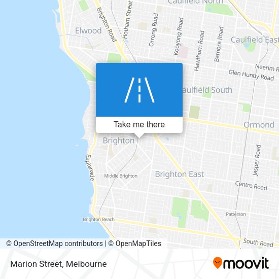 Marion Street map