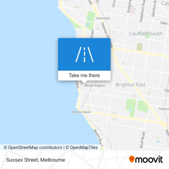 Sussex Street map