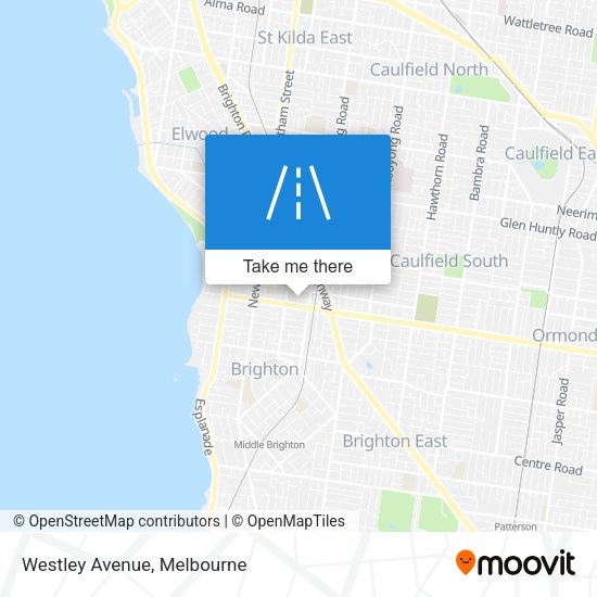 Westley Avenue map