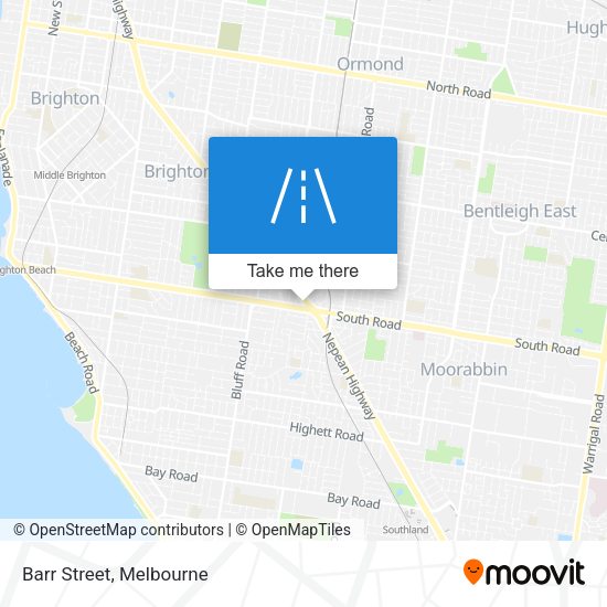 Barr Street map