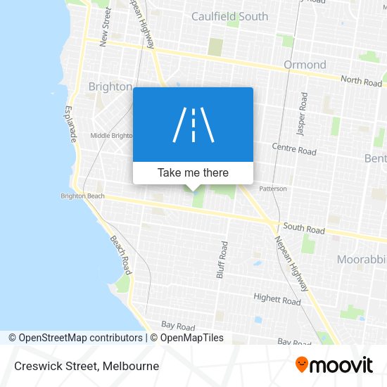 Creswick Street map