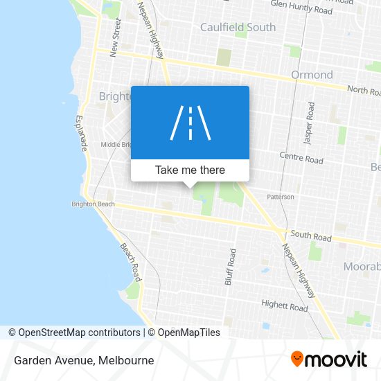 Garden Avenue map