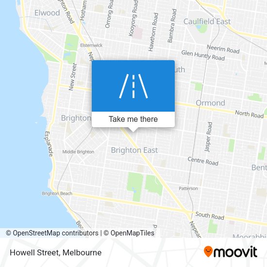Howell Street map
