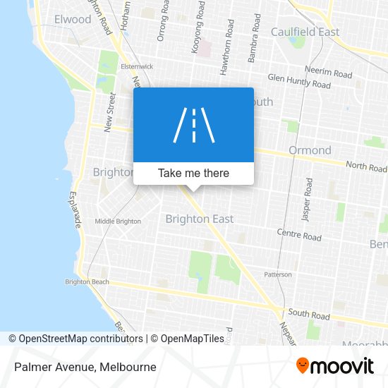Palmer Avenue map