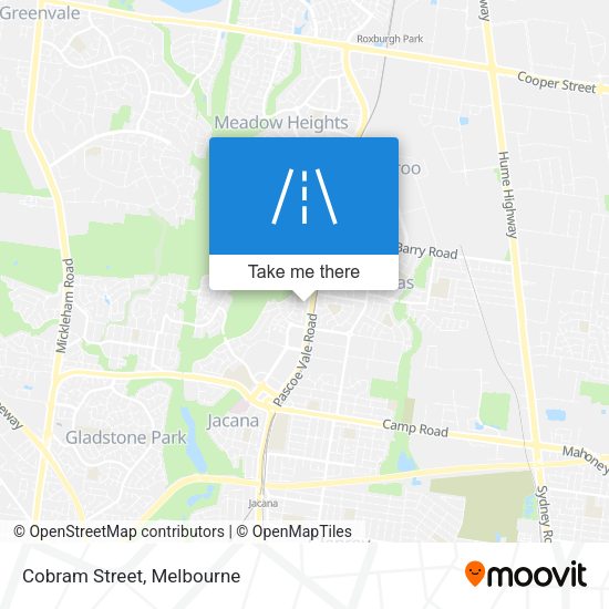 Cobram Street map