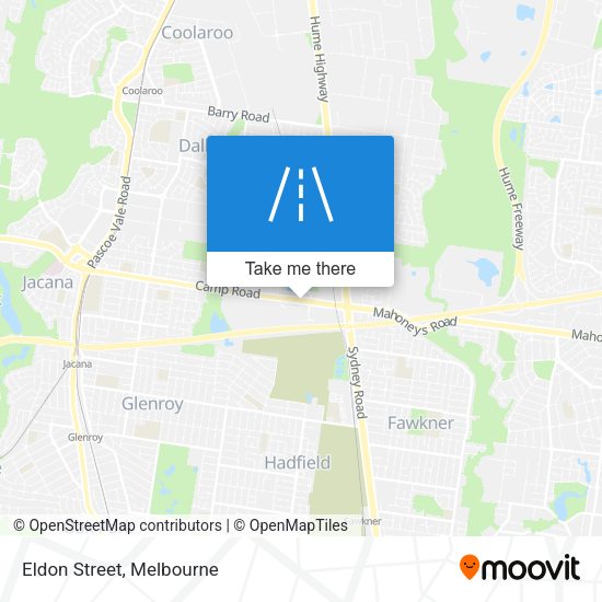 Eldon Street map