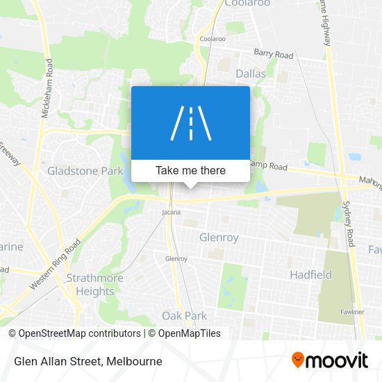 Glen Allan Street map
