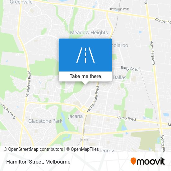 Hamilton Street map
