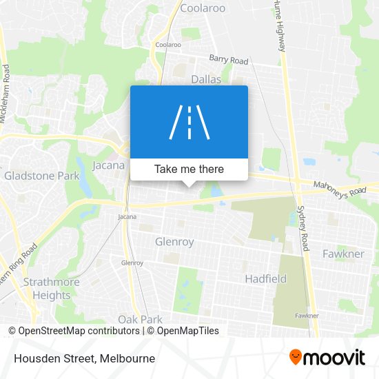 Housden Street map