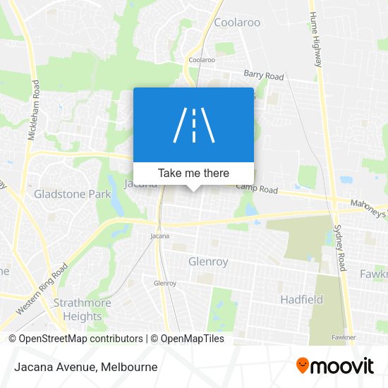 Jacana Avenue map
