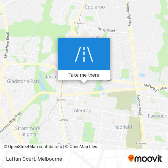 Laffan Court map