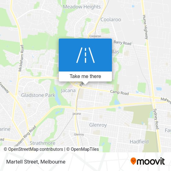 Martell Street map