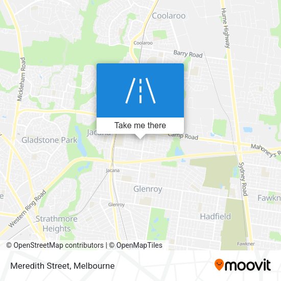 Meredith Street map