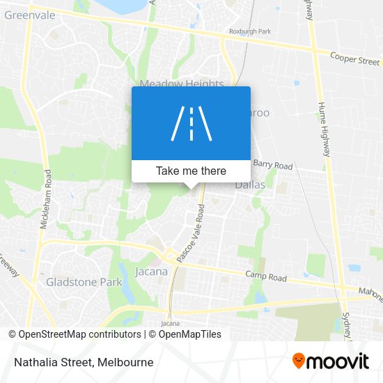 Nathalia Street map