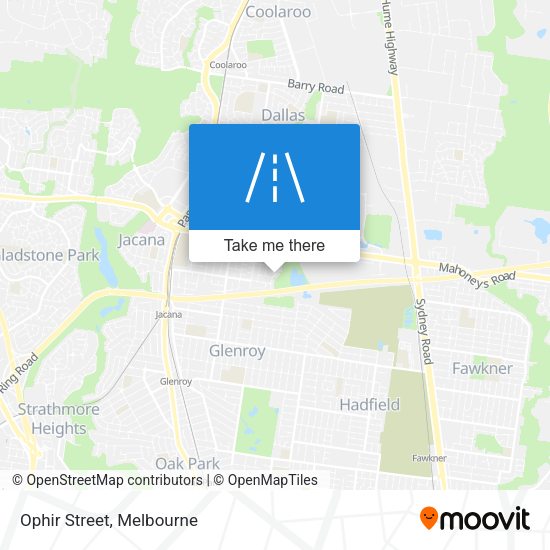 Ophir Street map