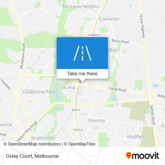 Oxley Court map