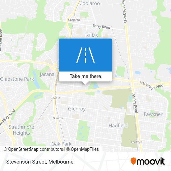 Stevenson Street map